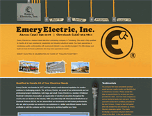 Tablet Screenshot of emeryelec.com